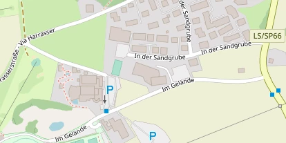 Luxushotel auf Satellitenbild