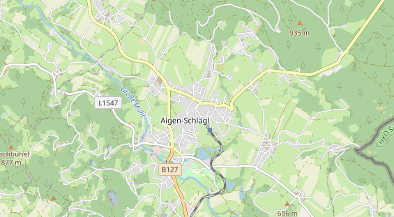 Luxushotel auf Karte