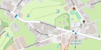 Luxushotel auf Satellitenbild