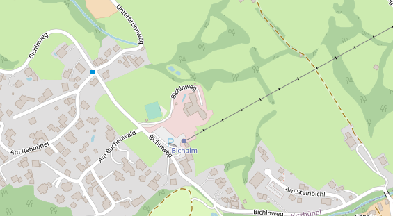 Luxushotel auf Satellitenbild