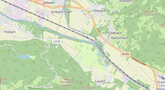 Luxushotel auf Karte