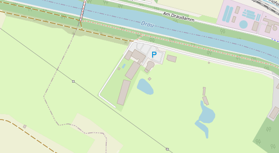 Luxushotel auf Satellitenbild