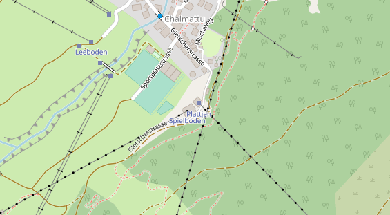 Luxushotel auf Satellitenbild