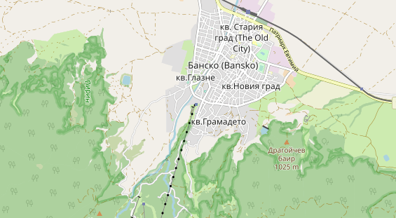 Luxushotel auf Karte