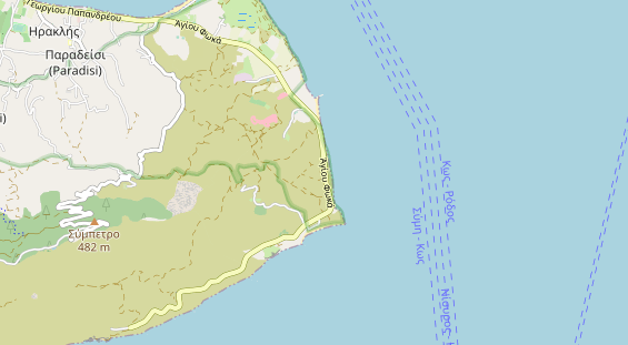 Luxushotel auf Karte