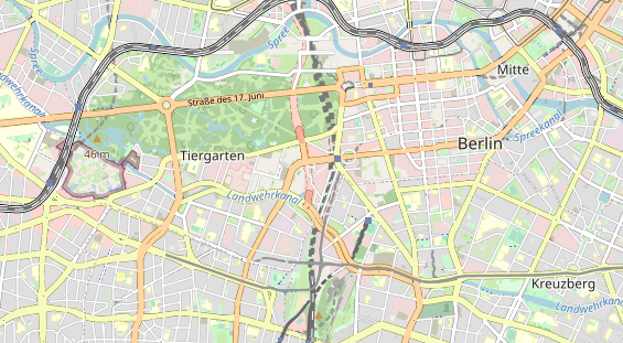 Luxushotel auf Karte