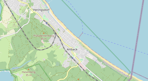 Luxushotel auf Karte