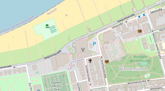 Luxushotel auf Satellitenbild