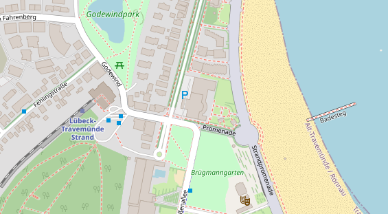 Luxushotel auf Satellitenbild