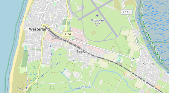 Luxushotel auf Karte