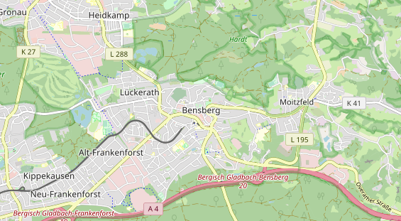 Luxushotel auf Karte