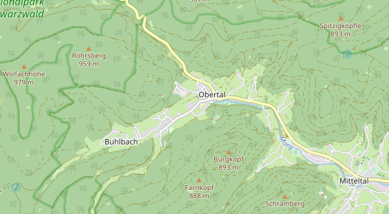 Luxushotel auf Karte