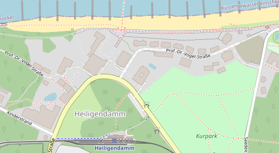 Luxushotel auf Satellitenbild