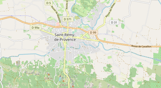 Luxushotel auf Karte