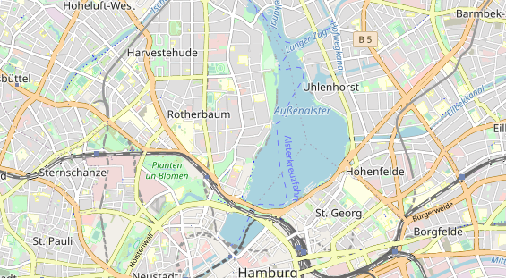 Luxushotel auf Karte