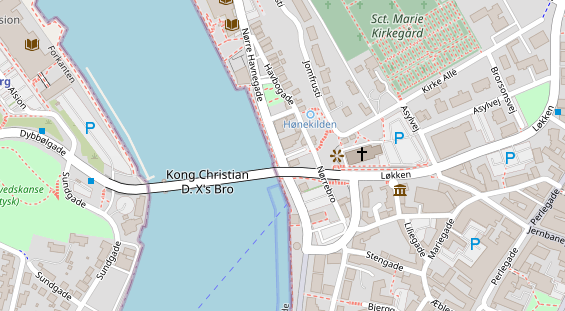 Luxushotel auf Satellitenbild