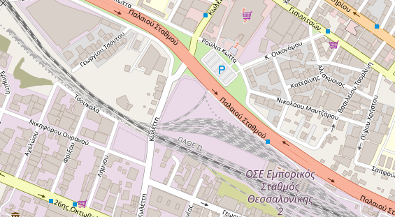 Luxushotel auf Karte