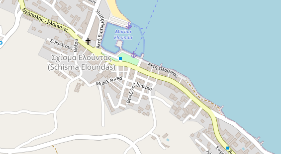 Luxushotel auf Satellitenbild