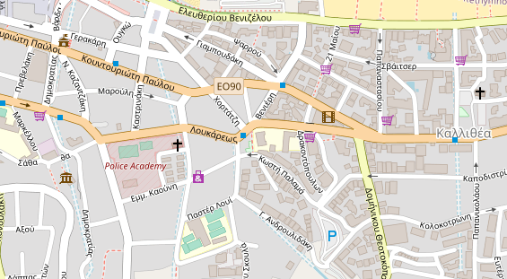 Luxushotel auf Satellitenbild