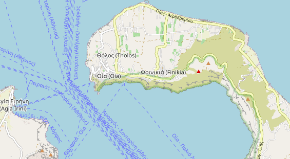 Luxushotel auf Karte