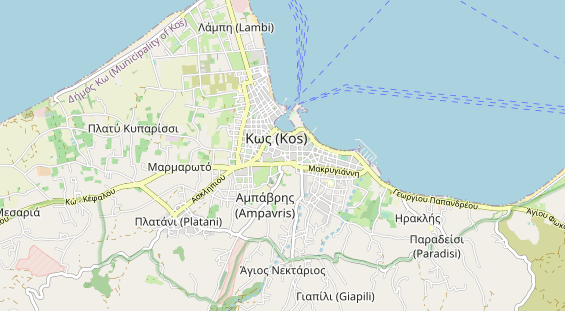 Luxushotel auf Karte