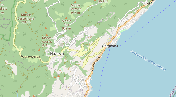 Luxushotel auf Karte