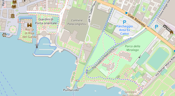 Luxushotel auf Satellitenbild