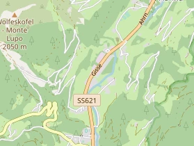 Luxushotel auf Karte