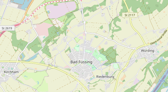 Luxushotel auf Karte