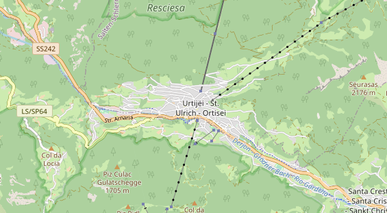 Luxushotel auf Karte