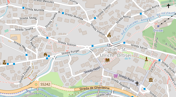 Luxushotel auf Satellitenbild