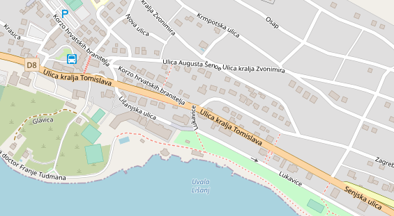 Luxushotel auf Satellitenbild