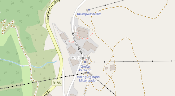 Luxushotel auf Satellitenbild