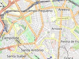 Luxushotel auf Karte