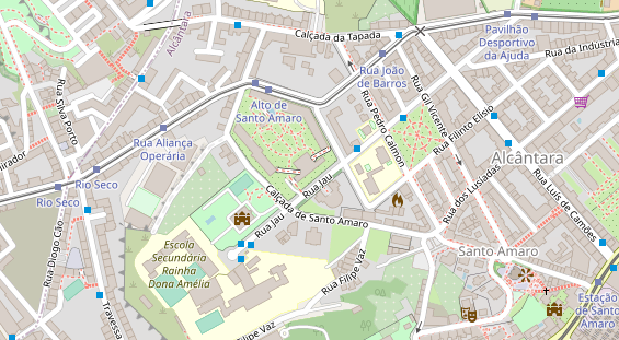 Luxushotel auf Karte