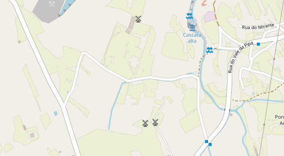 Luxushotel auf Karte