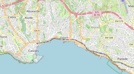 Luxushotel auf Karte