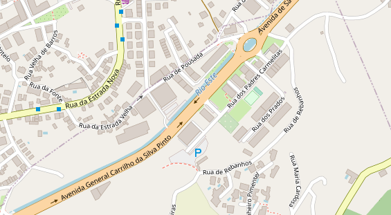 Luxushotel auf Karte