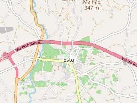 Luxushotel auf Karte