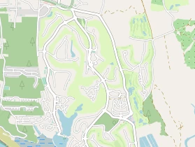 Luxushotel auf Karte