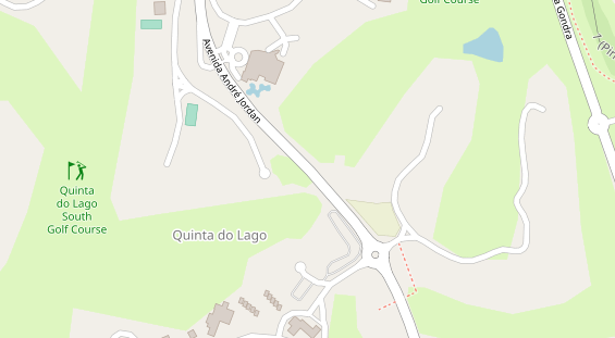 Luxushotel auf Satellitenbild