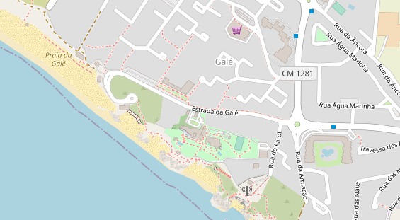 Luxushotel auf Satellitenbild