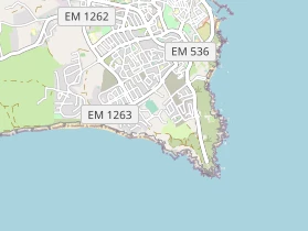 Luxushotel auf Karte