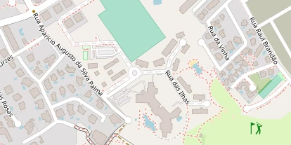 Luxushotel auf Satellitenbild