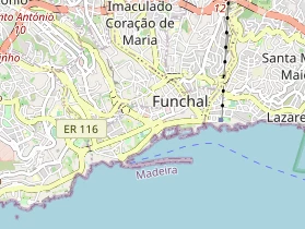 Luxushotel auf Karte