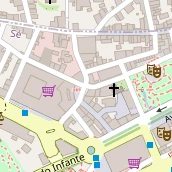 Luxushotel auf Karte