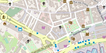 Luxushotel auf Satellitenbild