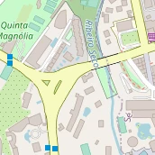 Luxushotel auf Karte