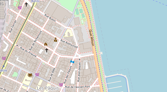 Luxushotel auf Satellitenbild