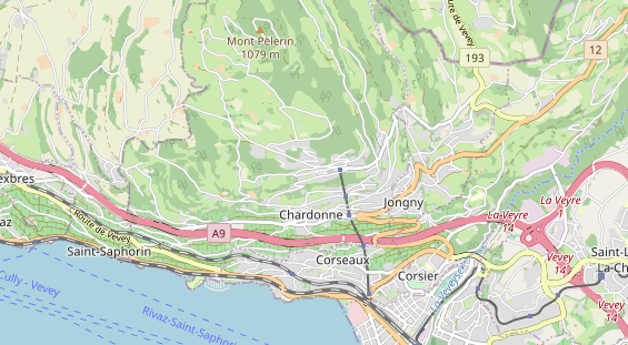 Luxushotel auf Karte